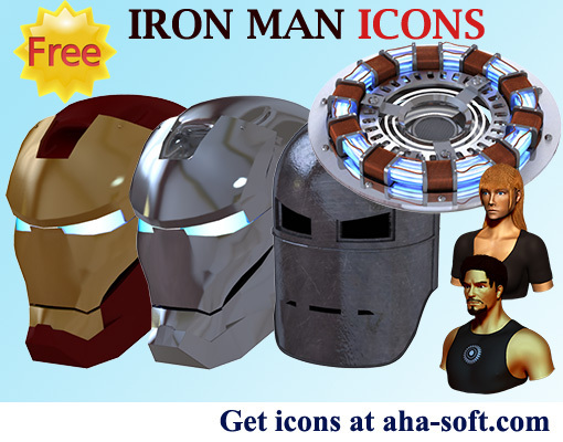 Iron Man Icons Screenshot